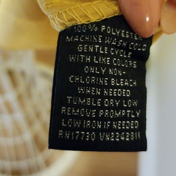 Short sleeve Yellow dress - Picture 4 of 4